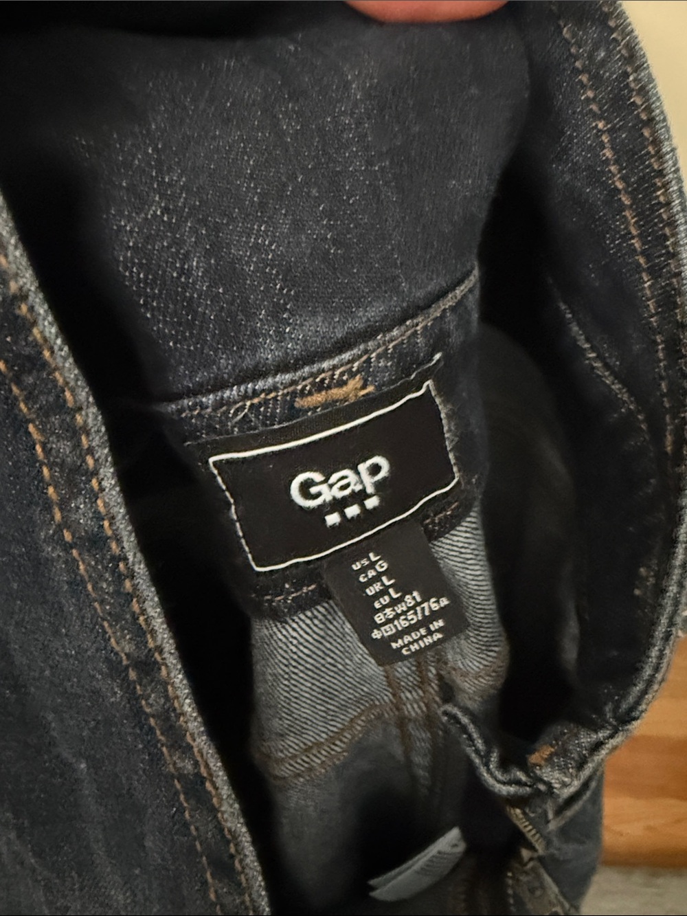 GAP Dark Blue Denim Overalls with Front Bib - Picture 2 of 4